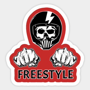 Freestyle helmet Sticker